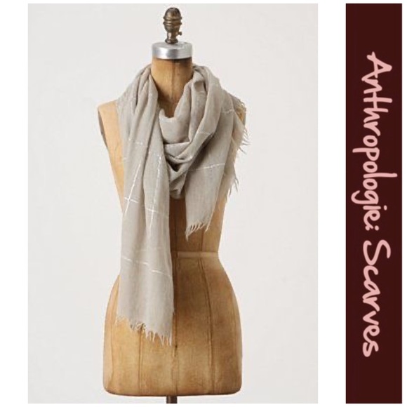 Anthro “Gleaming Intersection Scarf” Miss Albright - Picture 8 of 9